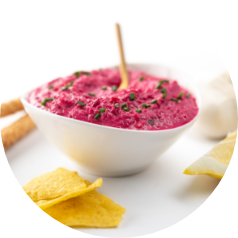 Local beetroot hummus